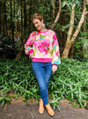 Fuschia Floral Betty Jumper