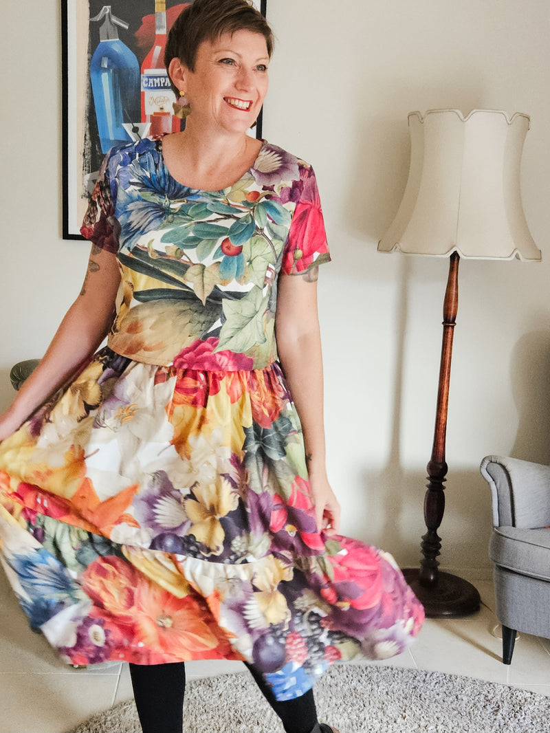 Fantastical Floral Aggie Skirt