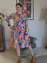 Painterly Floral Martha Dress