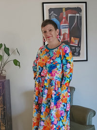 Painterly Floral Martha Dress