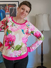 Fuschia Floral Birdie Jumper