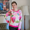 Fuschia Floral Birdie Jumper