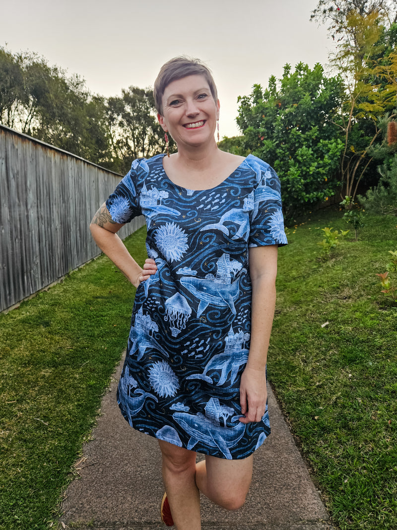 Night Whale Alice Dress