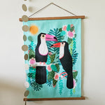 Toucan tea towel/wall hanging