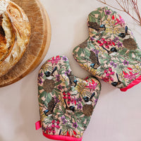 Fairy Wren oven mitts- set