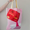 Aeroplane Jelly print tote bag