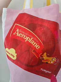 Aeroplane Jelly print tote bag