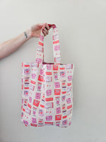 Matchboxes print tote bag