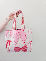 Small Bowtiful/Matchboxes print tote bag