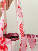 Bowtiful print tote bag - cotton sateen