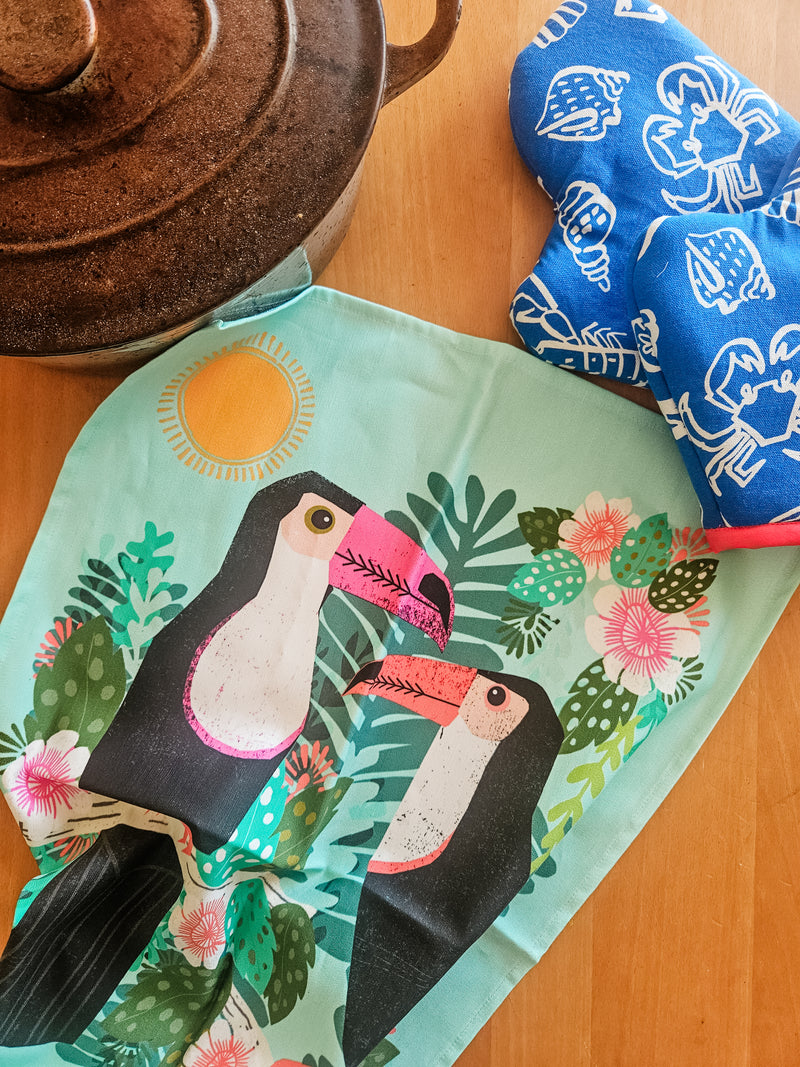 Toucan tea towel/wall hanging