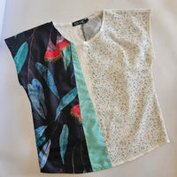 Assorted print Spliced Vivienne Tops