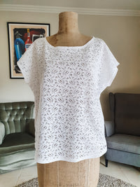 White Lace Vivienne Top