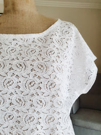 White Lace Vivienne Top